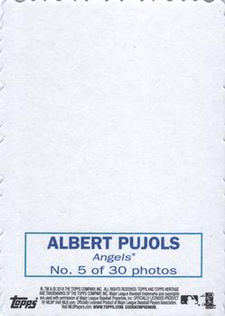 2018 Topps Heritage - 1969 Topps Deckle High Number #5 Albert Pujols Back