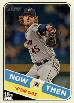 2018 Topps Heritage - Now & Then #NT-4 Gerrit Cole Front