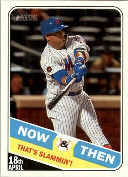 2018 Topps Heritage - Now & Then #NT-10 Yoenis Cespedes Front