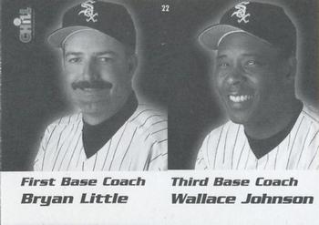 2000 Lemon Chill Chicago White Sox #22 Bryan Little / Wallace Johnson Back