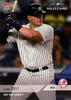 2018 Topps Now Postseason New York Yankees #PS-66 Luke Voit Front
