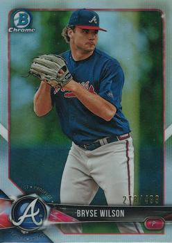 2018 Bowman Chrome - Prospects Refractor #BCP169 Bryse Wilson Front