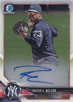 2018 Bowman Chrome - Prospects Autographs #BCPA-RW Russell Wilson Front
