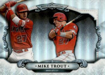 2018 Bowman Chrome - Bowman Sterling Continuity #BS-MT Mike Trout Front