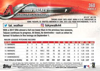 2018 Topps - All-Star Game #360 Taijuan Walker Back
