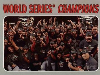 2019 Topps Heritage #1 World Series Champions (Boston Red Sox) Front
