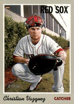 2019 Topps Heritage #104 Christian Vazquez Front