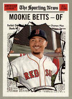 2019 Topps Heritage #358 Mookie Betts Front