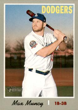 2019 Topps Heritage #446 Max Muncy Front