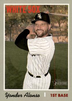 2019 Topps Heritage #497 Yonder Alonso Front