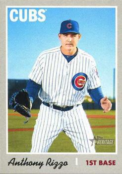 2019 Topps Heritage #406 Anthony Rizzo Front