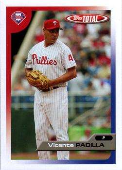 2005 Topps Total #109 Vicente Padilla Front