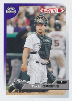 2005 Topps Total #113 Todd Greene Front
