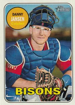 2018 Topps Heritage Minor League - Glossy #90 Danny Jansen Front