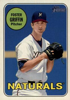 2018 Topps Heritage Minor League - Glossy #128 Foster Griffin Front