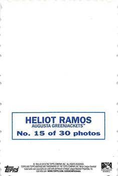 2018 Topps Heritage Minor League - 1969 Deckle #15 Heliot Ramos Back