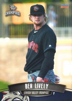 2016 Choice Lehigh Valley IronPigs #5 Ben Lively Front
