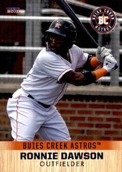 2018 Choice Buies Creek Astros #9 Ronnie Dawson Front