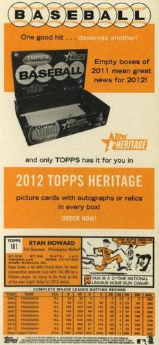 2012 Topps Heritage - 1963 Topps Bazooka Ad Panel #NNO Jeremy Hellickson / Cliff Pennington / Josh Collmenter Back