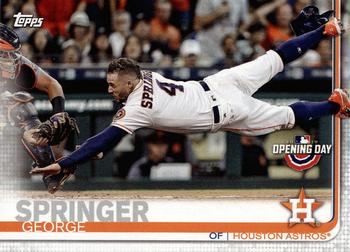 2019 Topps Opening Day #40 George Springer Front