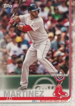 2019 Topps Opening Day #93 J.D. Martinez Front