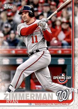 2019 Topps Opening Day #122 Ryan Zimmerman Front
