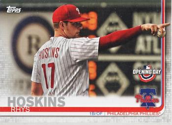 2019 Topps Opening Day #107 Rhys Hoskins Front