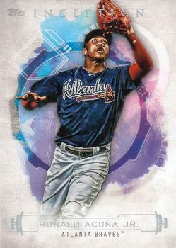 2019 Topps Inception #100 Ronald Acuña Jr. Front