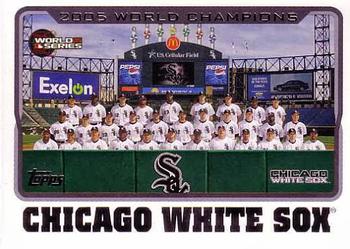 2005 Topps World Series Commemorative Set #31 Chicago White Sox Front