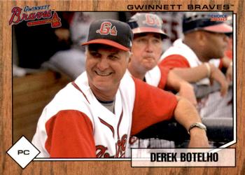 2010 Choice Gwinnett Braves #29 Derek Botelho Front