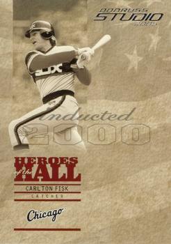2005 Donruss Studio - Heroes of the Hall #HH-4 Carlton Fisk Front