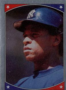 1987 Topps Stickers Hard Back Test Issue #147 Rickey Henderson Front