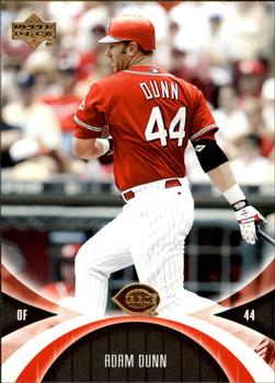 2005 UD Mini Jersey Collection #21 Adam Dunn Front