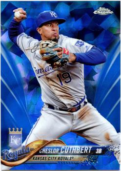 2018 Topps Chrome Sapphire Edition #72 Cheslor Cuthbert Front