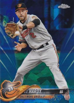 2018 Topps Chrome Sapphire Edition #437 J.J. Hardy Front