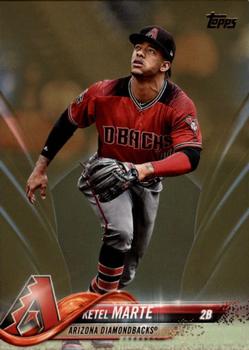 2018 Topps Update - Gold #US227 Ketel Marte Front