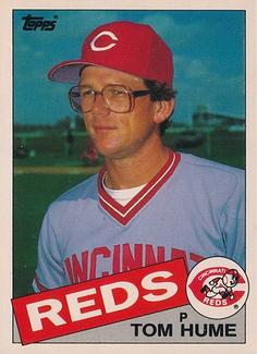 1985 Topps Mini Test Issue #223 Tom Hume Front