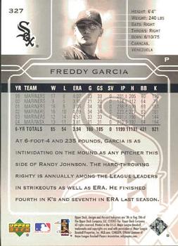 2005 Upper Deck #327 Freddy Garcia Back