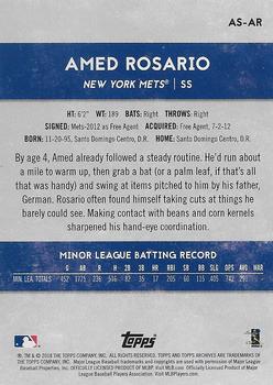 2018 Topps Archives Snapshots #AS-AR Amed Rosario Back