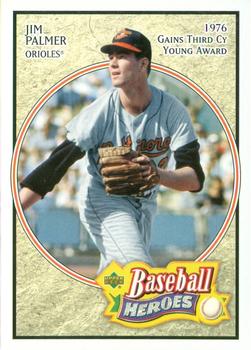 2005 Upper Deck Baseball Heroes #38 Jim Palmer Front