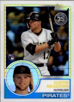 2018 Topps Update - 1983 Topps Baseball 35th Anniversary Chrome Silver Pack #109 Austin Meadows Front