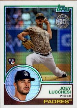 2018 Topps Update - 1983 Topps Baseball 35th Anniversary Chrome Silver Pack #112 Joey Lucchesi Front