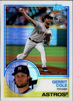 2018 Topps Update - 1983 Topps Baseball 35th Anniversary Chrome Silver Pack #113 Gerrit Cole Front