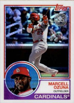 2018 Topps Update - 1983 Topps Baseball 35th Anniversary Chrome Silver Pack #116 Marcell Ozuna Front