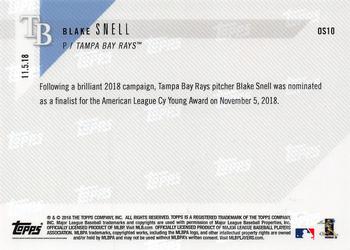 2018-19 Topps Now Off-Season #OS10 Blake Snell Back