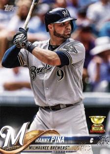 2018 Topps On-Demand Mini #637 Manny Pina Front