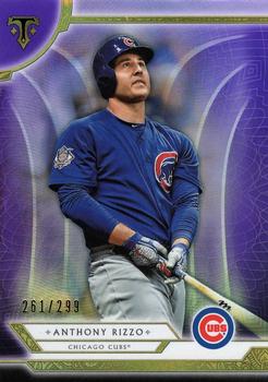 2018 Topps Triple Threads - Amethyst #8 Anthony Rizzo Front