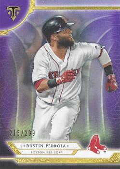 2018 Topps Triple Threads - Amethyst #99 Dustin Pedroia Front
