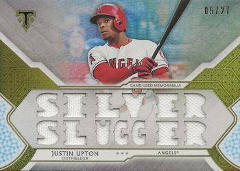 2018 Topps Triple Threads - Relics Silver #TTR-JU3 Justin Upton Front