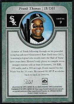 2018 Topps Transcendent Collection #9 Frank Thomas Back